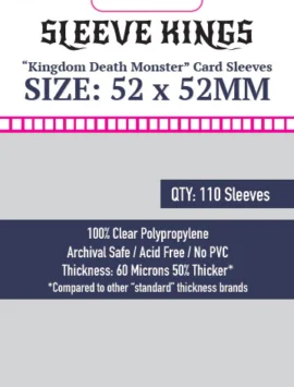 Micas Sleeve Kings «Kingdom Death Monster» (52x52mm)