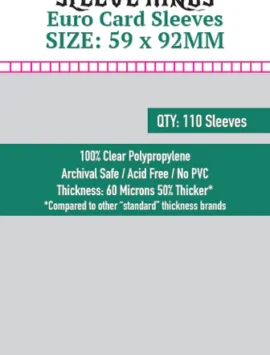 Micas Sleeve Kings Euro (59x92mm)