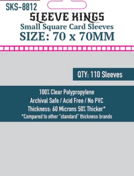 Micas Sleeve Kings Small Square (70x70mm)