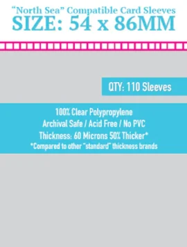 Micas Sleeve Kings North Sea (54x86mm)